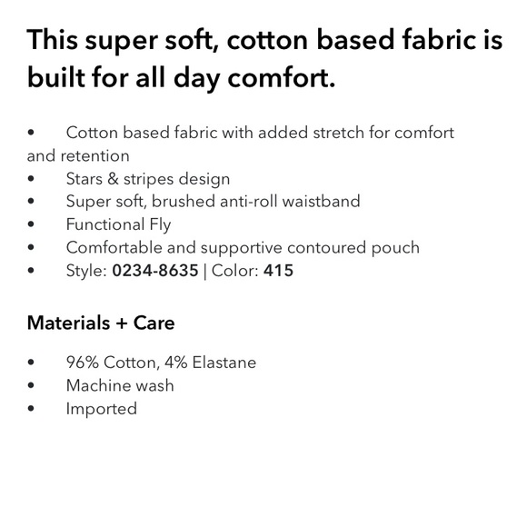 NWT - American Eagle Men’s Stars & Stripes 3” Classic Trunk Underwear (3XL Plus) - Picture 7 of 9